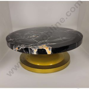 CAKE DECOR™ 360 Degree Rotating Cake Stand Cake Decorating Turntable - Marble Theme 02 (SBCS-010-04)