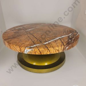 CAKE DECOR™ 360 Degree Rotating Cake Stand Cake Decorating Turntable - Marble Theme 04 (SBCS-010-06)