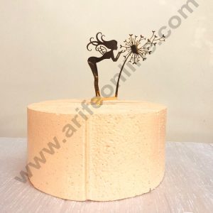 CAKE DECOR™ 5 inch Golden Acrylic Tinker Bell Theme Cake Topper Cake And Dessert Decoration ( SBMT-1232 )