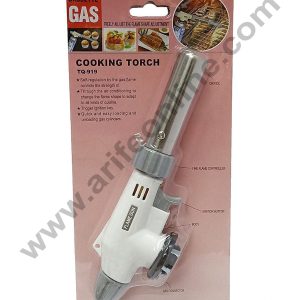 Cake Decorβ’ Cooking Torch Culinary Torch - Kitchen Cooking Butane Torch - BBQ and Baking, DIY - Butane Gas Not Included)