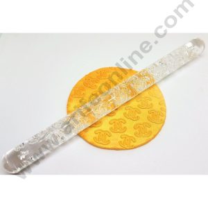 Cake Decor Big Textured Acrylic Rolling Pin - Chanel