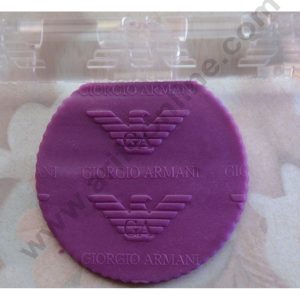 Cake Decor Big Textured Acrylic Rolling Pin - Giorgio Armani