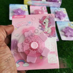 1 Piece Fidget Spinner Eraser & Topper - Pink | Return Gifts  - CAKE DECOR™