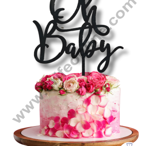 CAKE DECOR™ 5 inch Acrylic Oh Baby Topper Cake Decoration Dessert Decoration