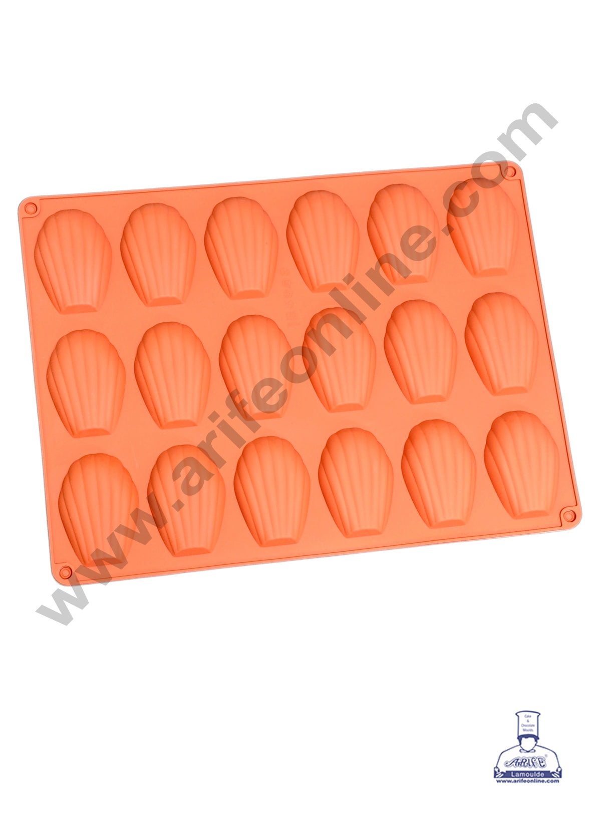 18 Cavity Madeleine Shape Silicon Muffin Mould - CAKE DECORβ’