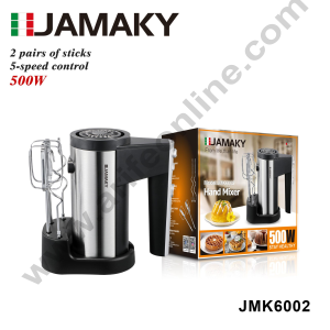 Jamaky Hand Mixer 500W - Model JMK6002 Electric 5 Gear Speed Hand Mixer (SB-JM-JMK6002)