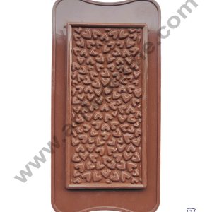 Cake Decor 1 Cavity Valentine Heart Chocolate Bar Dairy Milk Silicone Chocolate Mould