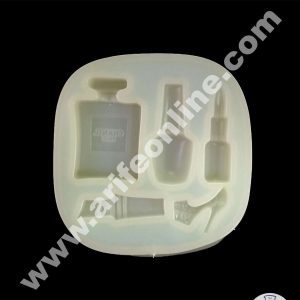CAKE DECOR™ 5 Cavity Make-Up Kit Soft Silicone Mold for Cake Decoration SBS-724