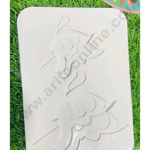 Cake Decor™ Silicon 2 Cavity 3D Butterfly Palm Leaf Shape Cake Decoration Mould SBSP-904