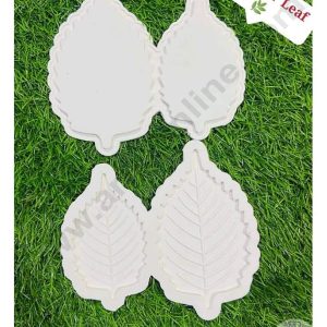 Cake Decor™ Silicon 2 Cavity Skeleton Palm Leaf Shape Cake Decoration Mould SBSP-906