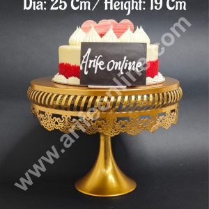 CAKE DECORβ’ Small Golden Metal Cake Stand | Dessert Stand | Cupcake Stand
