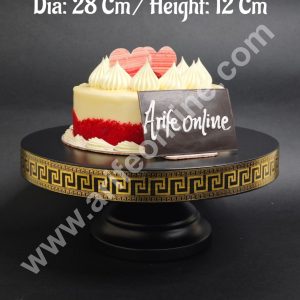 CAKE DECOR™ Black Metal Cake Stand | Dessert Stand | Cupcake Stand