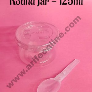 Ultimakes Round PET Jar /Can-125ml (1 piece)