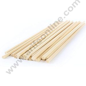 Cake Decor Wooden Cake Dowels 12 inch - Pack of 10