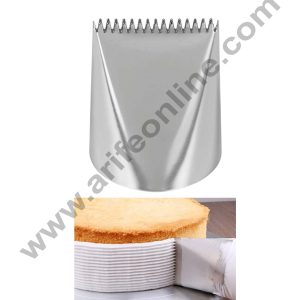 Cake Decor Extra Large Nozzle - No. XL2 Basketweave Piping Nozzle