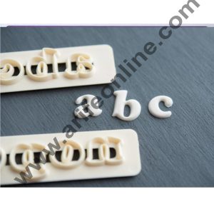 Cake Decor Funky Alphabet Number Cutter Set, Cake Decoration ,4Pcs Alphabet Numbers Tappits Cutter Set