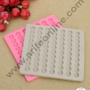 Cake Decor Silicone Bead Pearl Chain Fondant Marzipan Mould