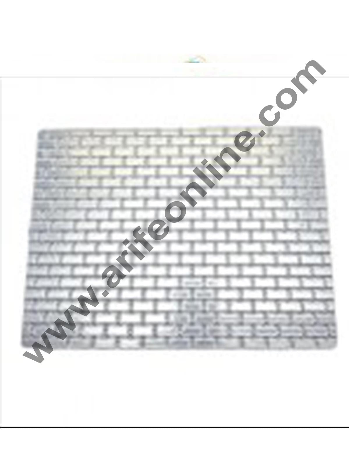 Cake Decor Include Brick Oval and Cobblestone Pattern Texture Sheet( set of 3 Pcs )