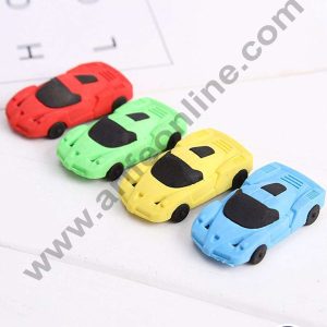 CAKE DECOR™ 1 Piece Mini Car Rubber Cake Topper - Assorted (SBT-R-009)