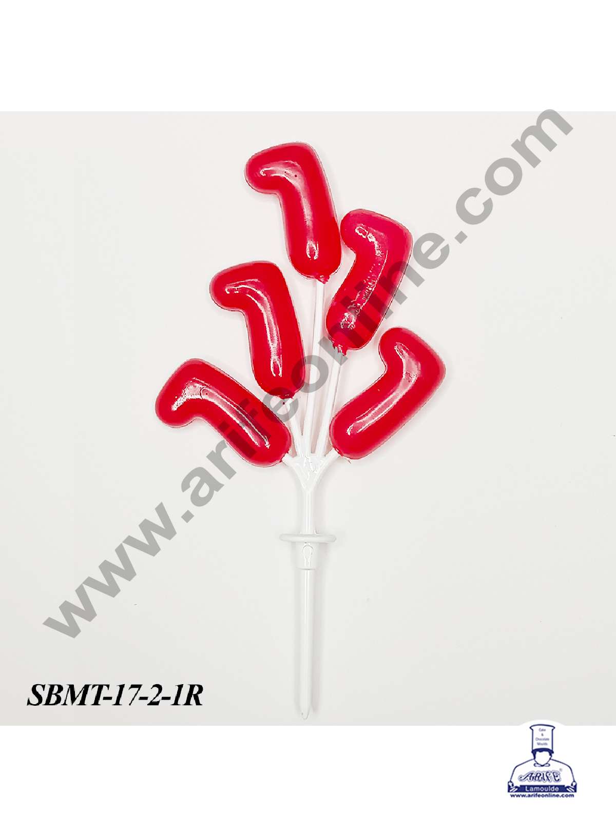 CAKE DECORβ’ 1 Number Plastic Bunch Cake Topper - 1 Bunch