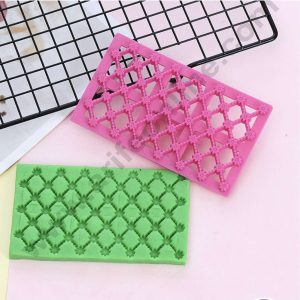 CAKE DECORβ’ Flower Design Quilt Embosser Molds, Cookie Biscuit Mold Fondant Cake Tools