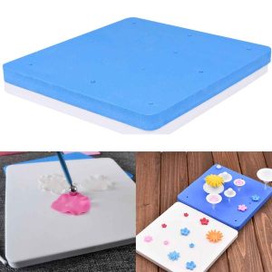 Cake Decor 12 Holes Fondant Flowers Modeling Foam Pads Sugercraft Flowers Sponge Pad