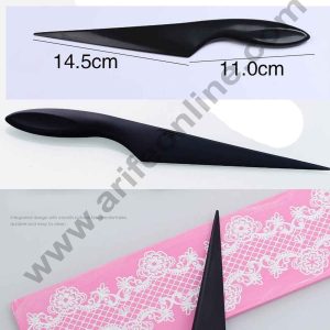 Cake Decor 1Pc Fondant Lacemat Knife-Black