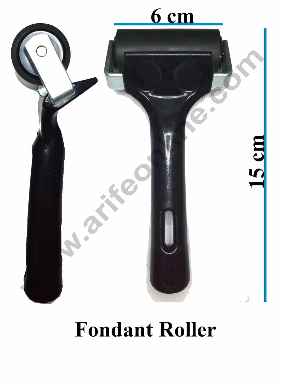 Cake Decor Black Fondant Roller Small