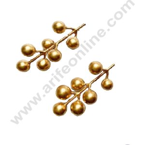 Cake Decorβ’ Mini Cherry Artificial Flower For Cake Decoration β Gold( 10 Bunches )