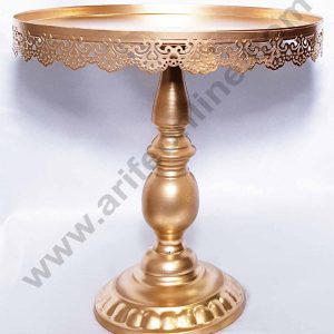 Cake Display Stands Golden 12 inch Height