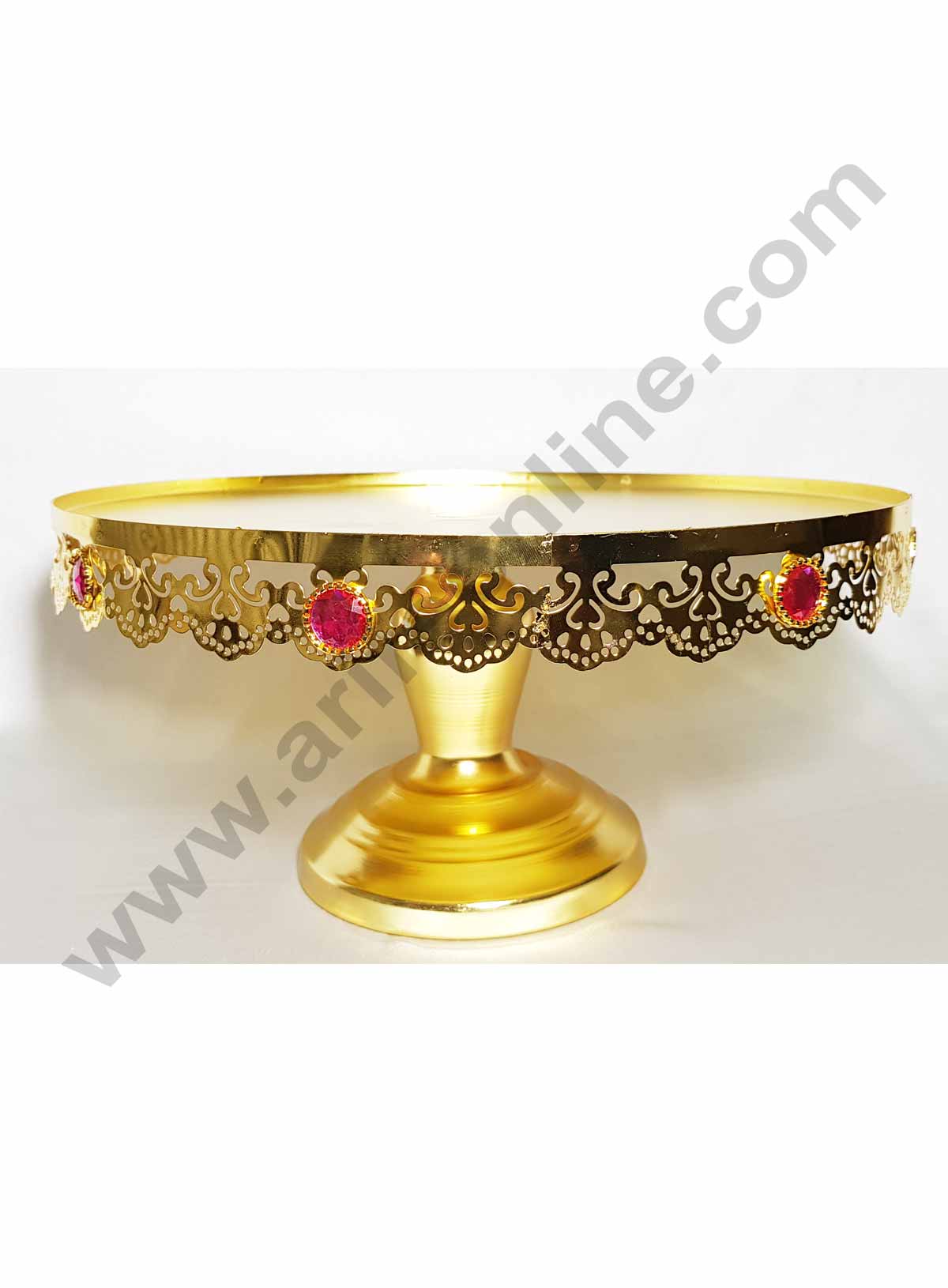 Cake Display Stand Gold with Diamond