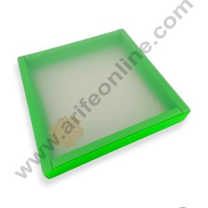 CAKE DECOR™ 16 Cavity Chocolate Box with Sliding Cover & Cavity ( 10 Piece Pack ) - Green