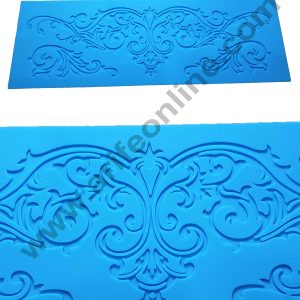 Cake Decor Silicone Cake Border Lace Mould Fondant Moulds Cake Decorative Silicone  Lace Mat Cake Decorating Tools Baking Mat