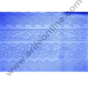 Cake Decor Silicone Cake Border Lace Mould Fondant Moulds Cake Decorative Silicone Lace Mat Cake Decorating Tools Baking Mat