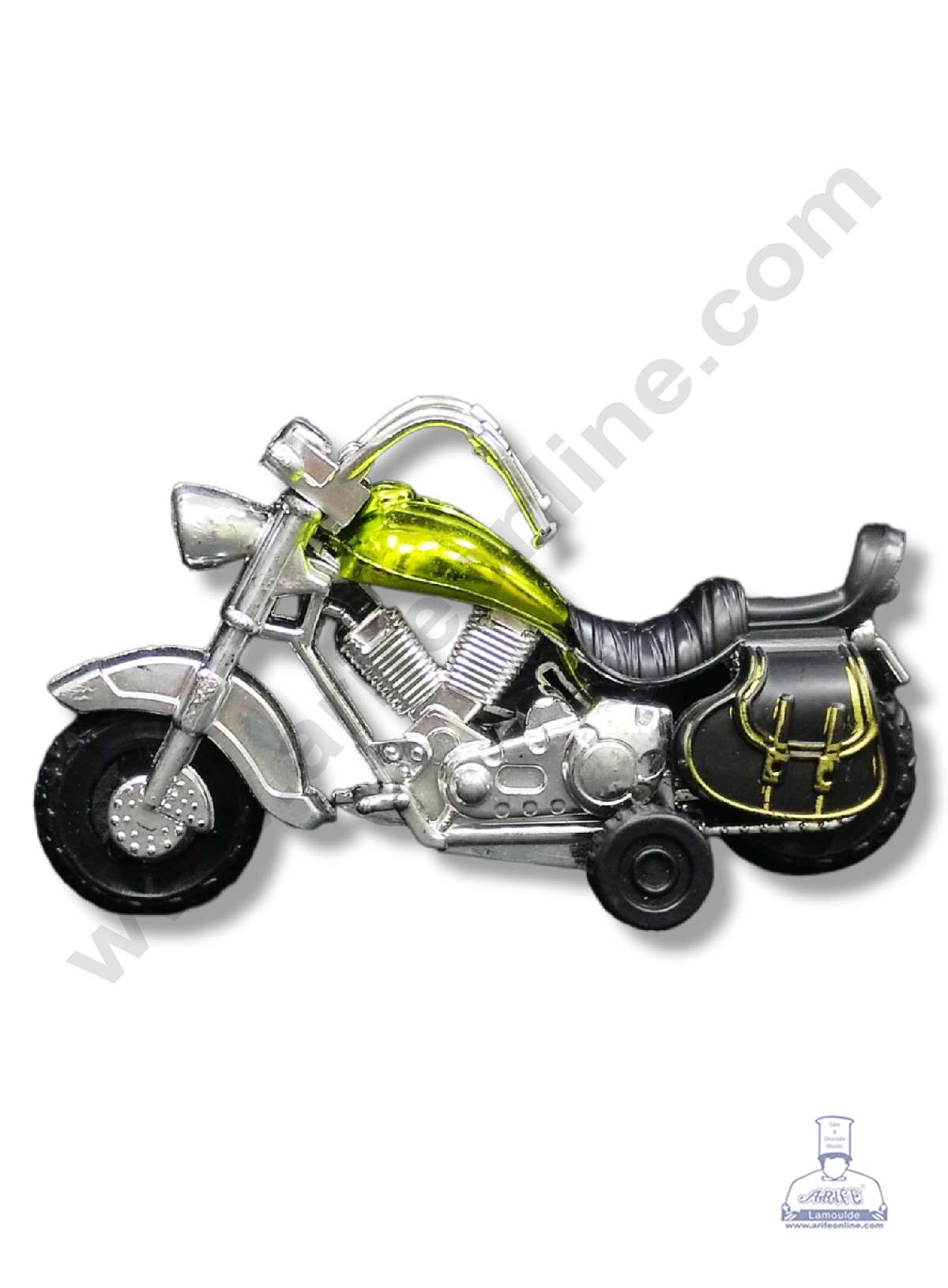 CAKE DECOR™ 1 Piece Bullet Bike MotorCycle Toy Cake Topper (SB-T-SF202-LightGreen)