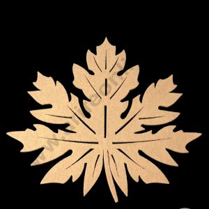 CAKE DECOR™ Light Brown Maple Leaf Placemats | Decoration for wall hanging | 1 Piece
