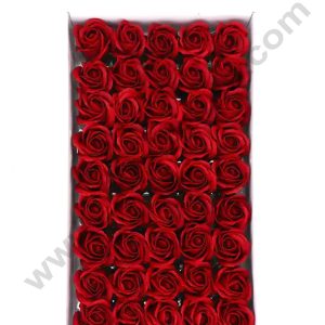 CAKE DECOR™ Scented Rose Artificial Flower For Cake Decoration ( 5 Pcs pack )