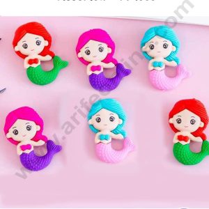 CAKE DECORβ’ 1 Piece Mini Mermaid Rubber Cake Topper - Assorted (SBT-R-001)