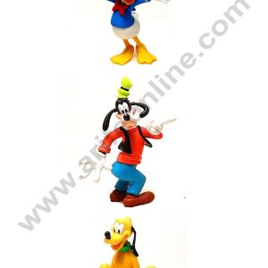 Cake Decor 3 Pcs Set Mickey Mouse Friends Toys for Cake Toppers Children Gift