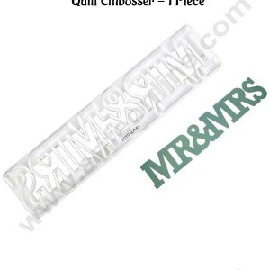 CAKE DECORβ’ 1 Piece Mr & Mrs Fondant Sugar Paste Cutter | Quilt Mold Embosser | Fondant Quilt Mold For Cupcake And Cake Decoration