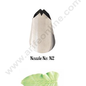 CAKE DECOR™ Light Piping Nozzle No. N2 | Leaf Design