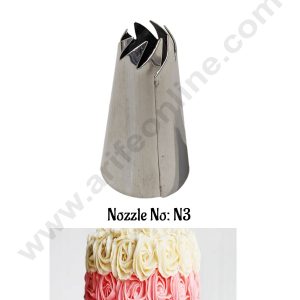 CAKE DECOR™  Light Piping Nozzle No. N3- Rosette Design