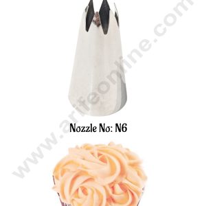 CAKE DECOR™  Light Piping Nozzle No. N6- Rose Pattern