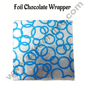 CAKE DECOR™ 8x8 cm Circles Print Aluminum Cut Foil Wrappers – Pack of 200 | Multicolor