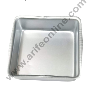 CAKE DECORβ’ 6 inch Square Aluminum Cake Mould | Dessert Mould