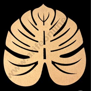 CAKE DECOR™ Light Brown Palm Leaf Placemats | Decoration for wall hanging | 1 Piece