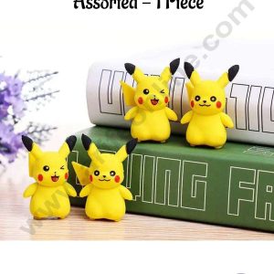 CAKE DECORβ’ 1 Piece Mini Pikachu Rubber Cake Topper - Assorted (SBT-R-002)