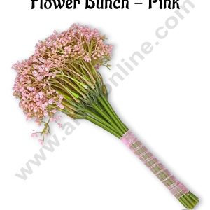 Cake Decor™ Gypsies Artificial Flower For Cake Decoration – Pink( 1 Bunch )