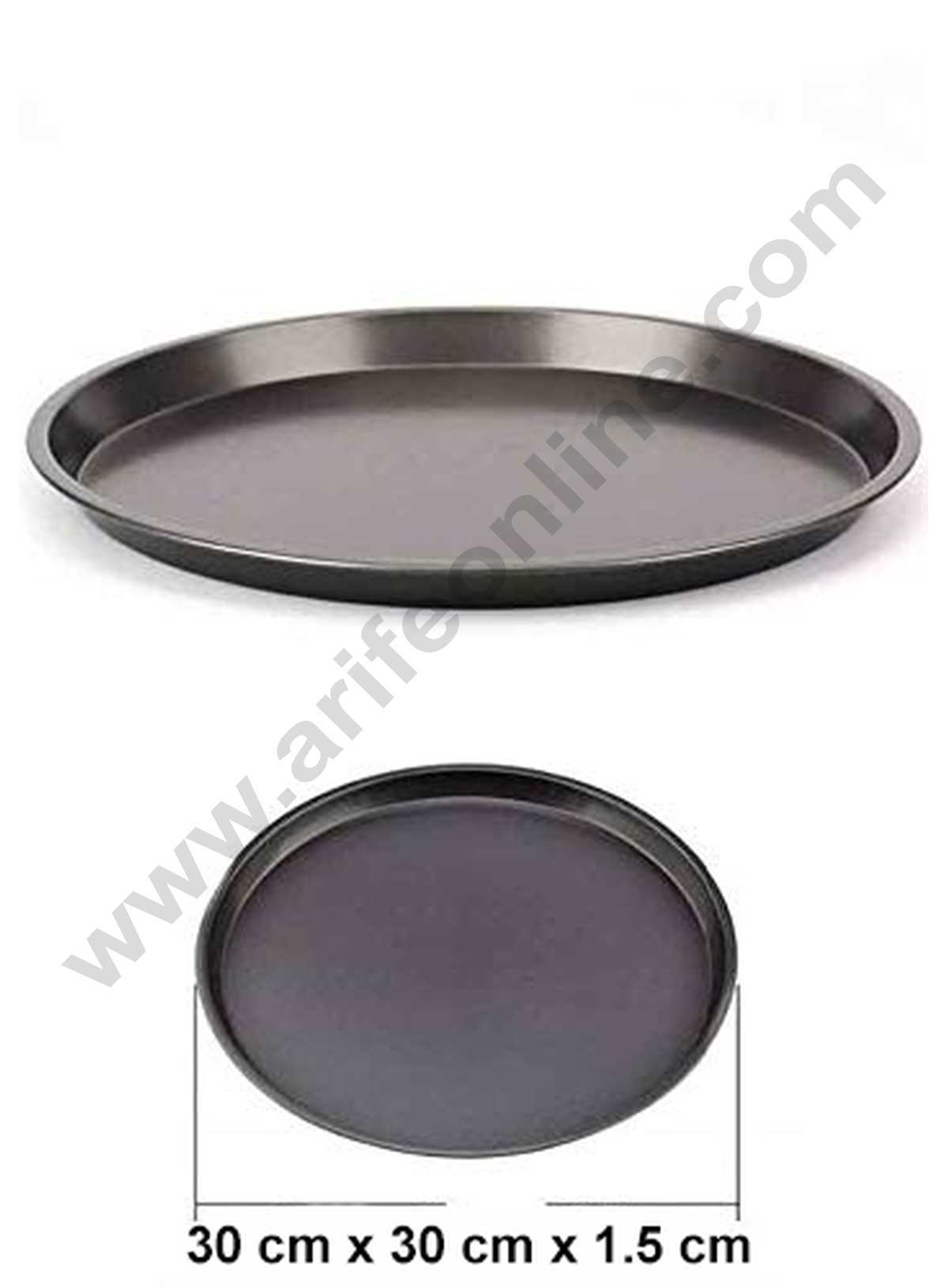 Cake Decor Non Stick Pizza Pan 0.5 Inch (Large 30cm)
