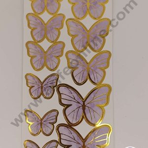 CAKE DECORβ’ 11 pcs Purple Butterfly Paper Topper For Cake And Cupcake